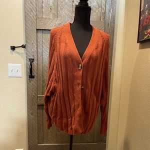 Urban Outfitters Rust Colored Cardigan